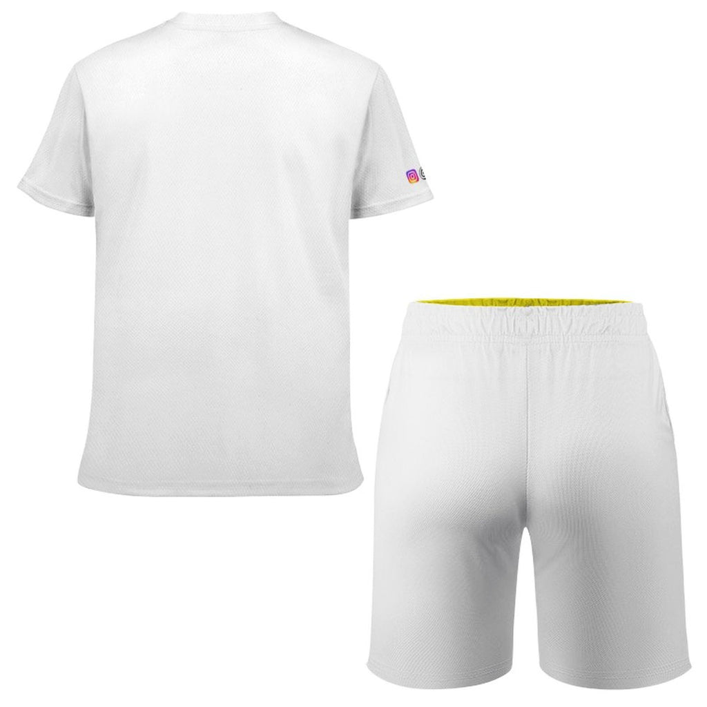 Ecocomics Strategy Wins T-shirt Set White/yellow