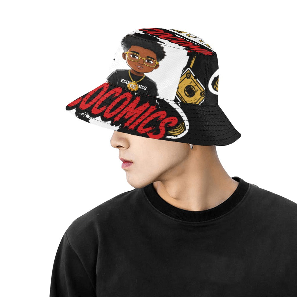 EcoComics "Learn. Invest. Build." Bucket Hat |