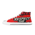 Red Cash Related Repect High Top Canvas Shoes for Kid