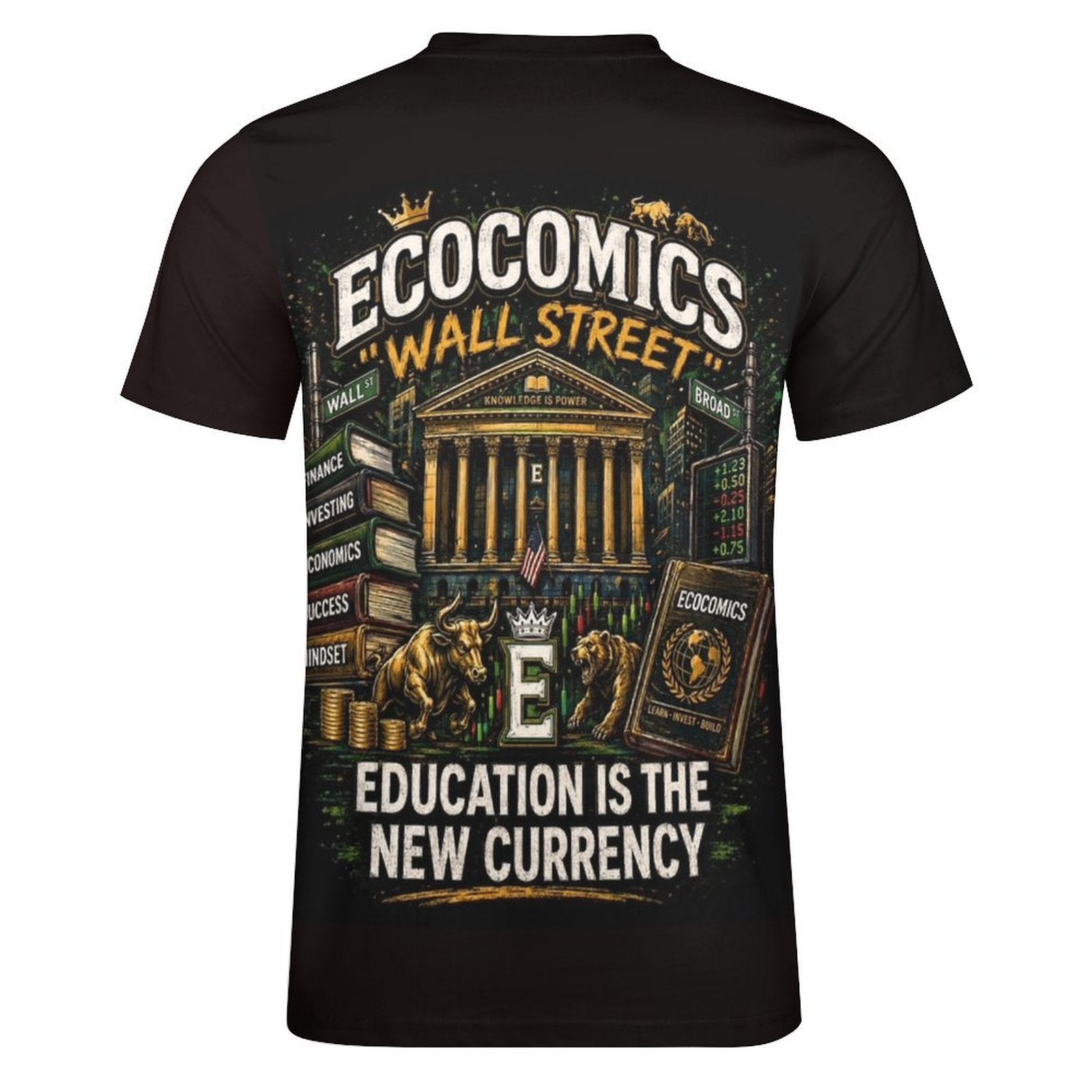 Ecocomics Wall Street Cotton T-Shirt