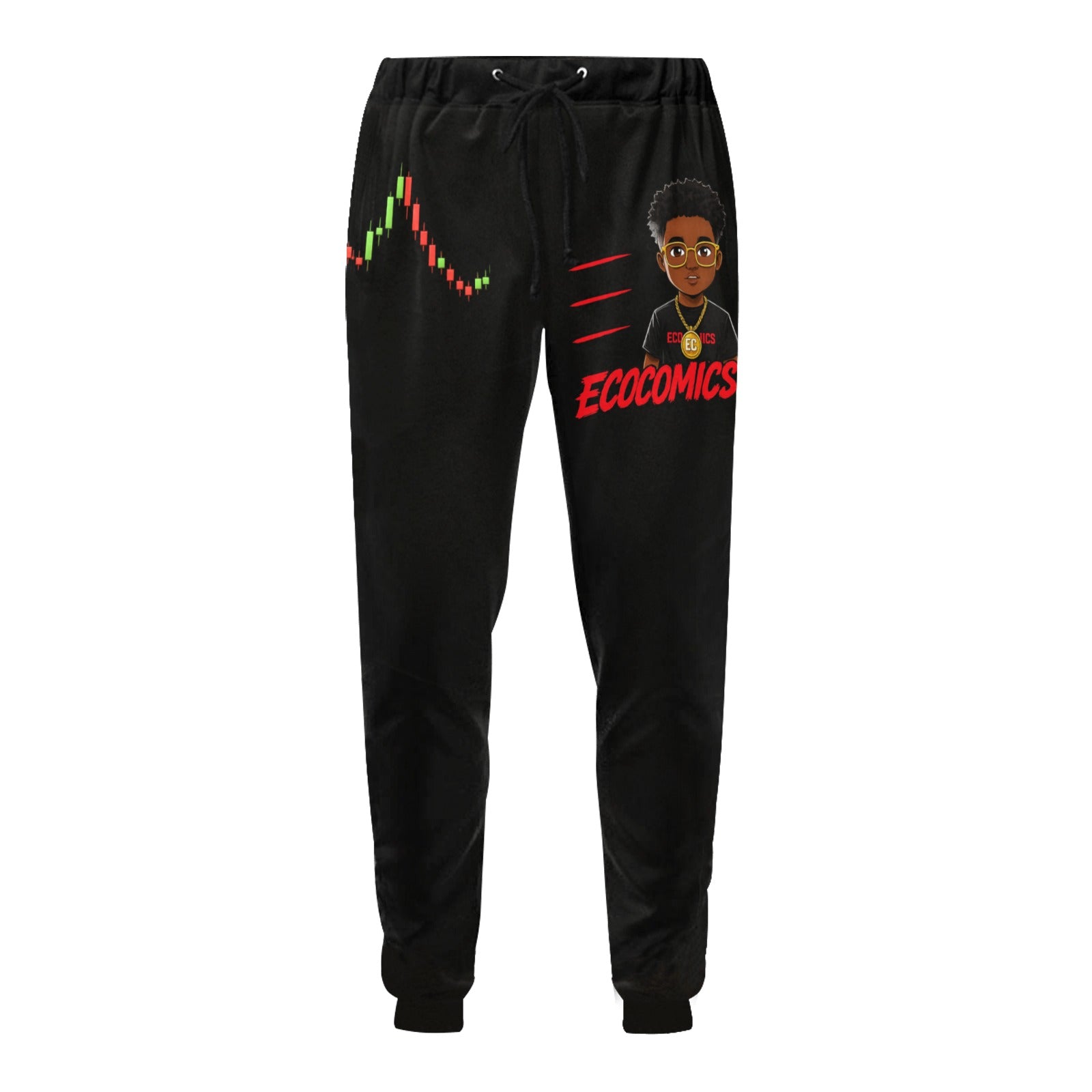 EcoComics Signature Black Jogger Sweatpants