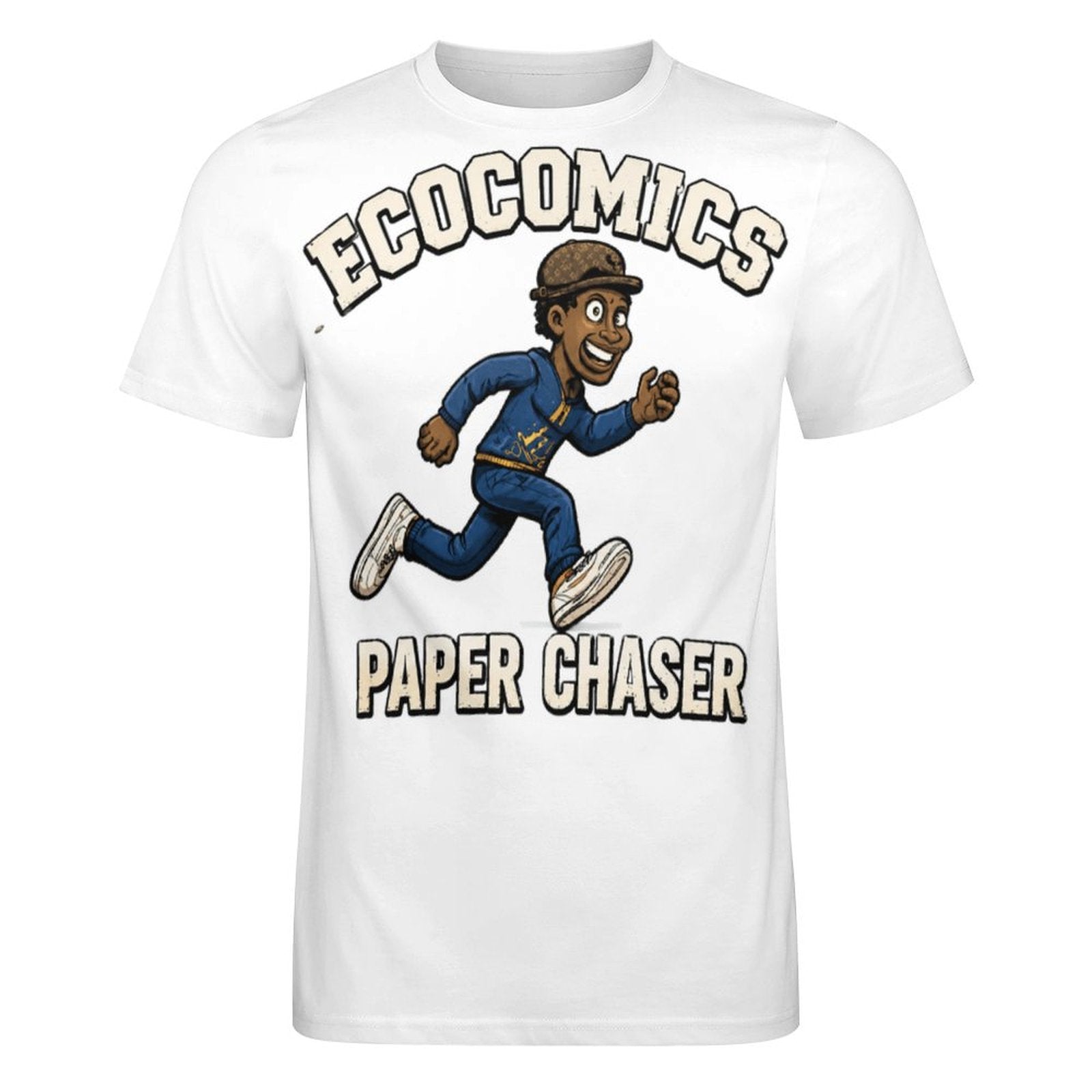Ecocomics Paper Chaser Man Cotton T-Shirt