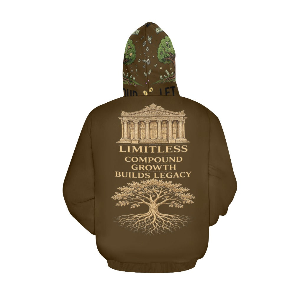 Ecocomics Brown Let Your Money Grow Hoodie (USA Size)