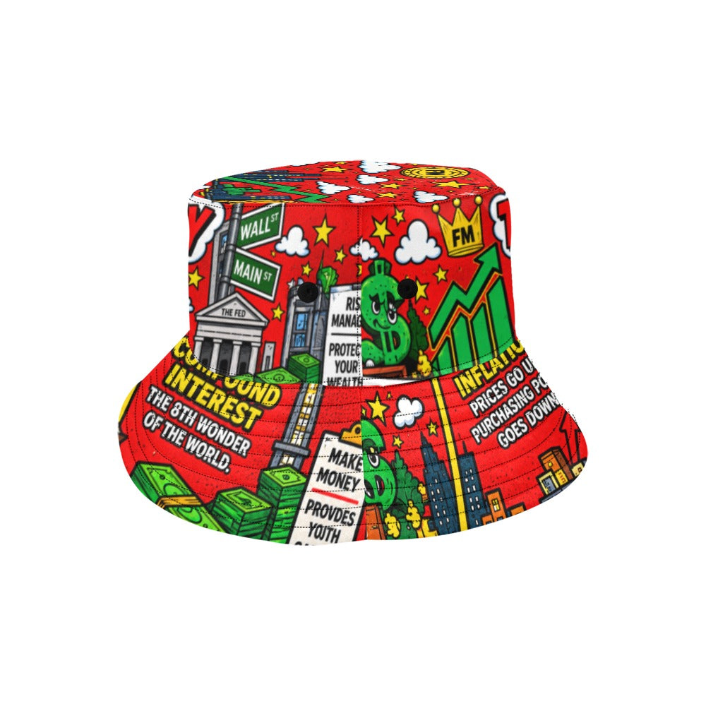 Ecocomics World Red Bucket Hat