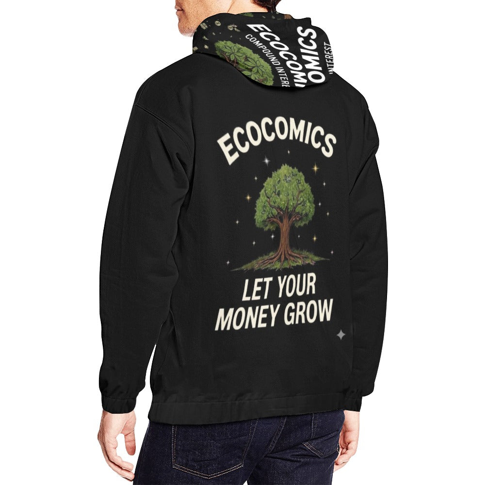 Ecocomics Black Let Your Money Grow Hoodie (USA Size)