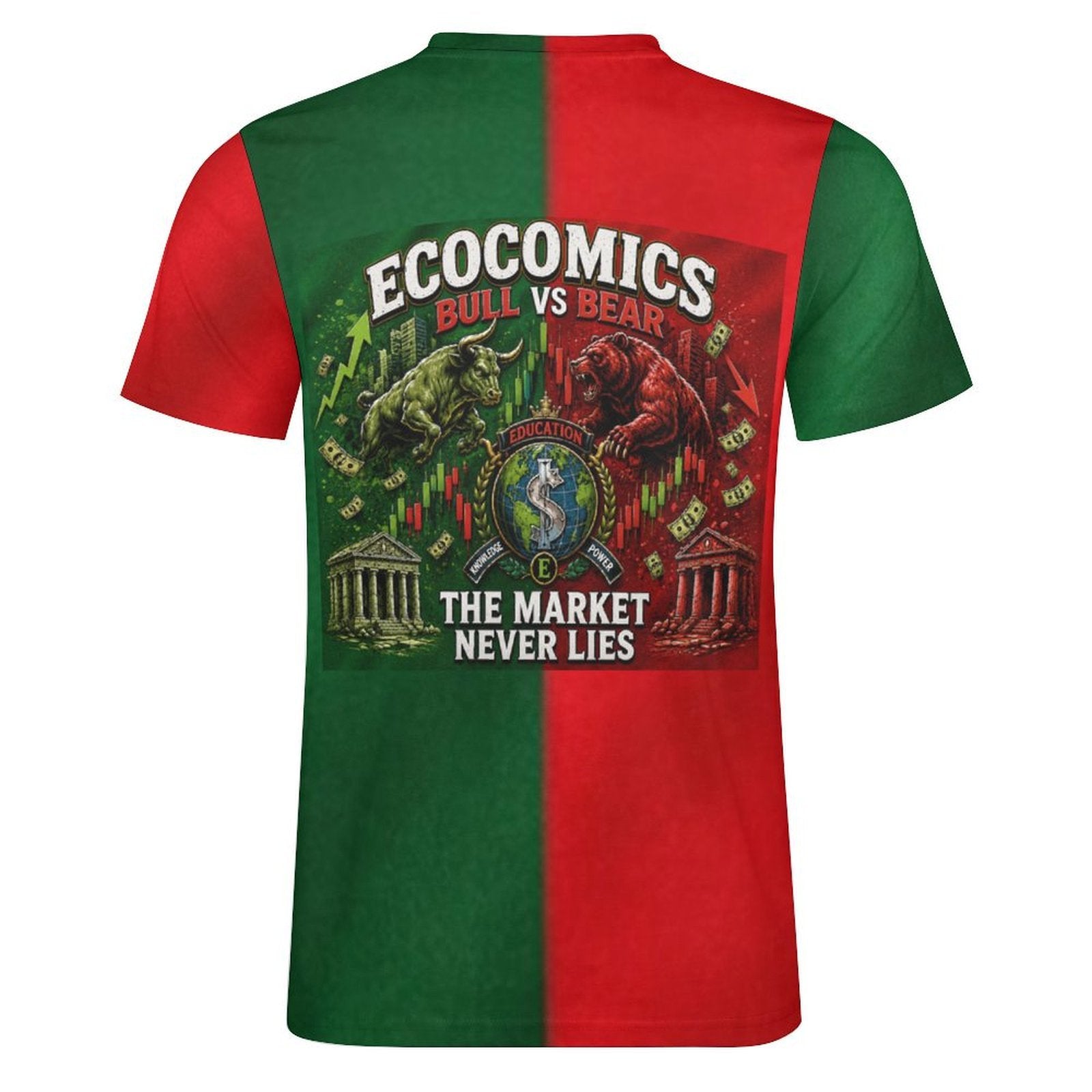 Ecocomics Bulls And Bears Cotton T-Shirt