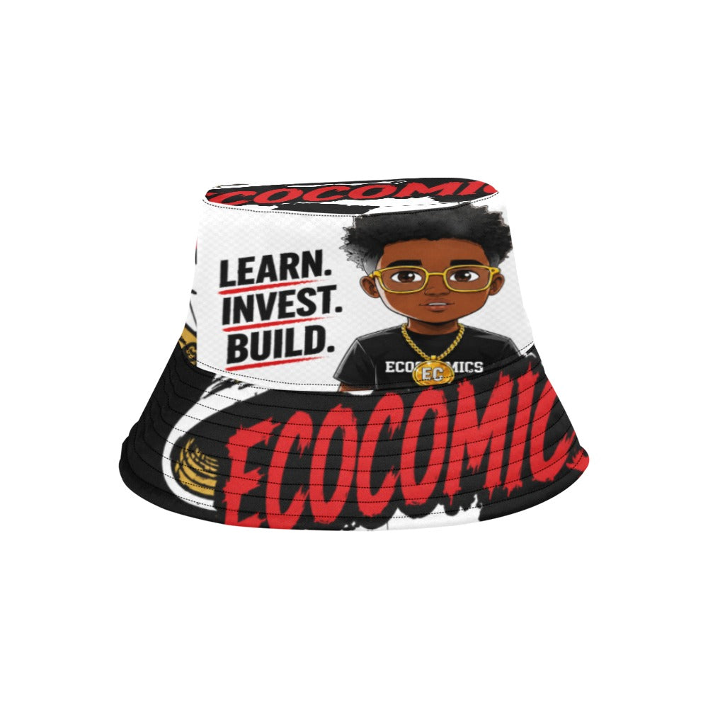 EcoComics "Learn. Invest. Build." Bucket Hat |