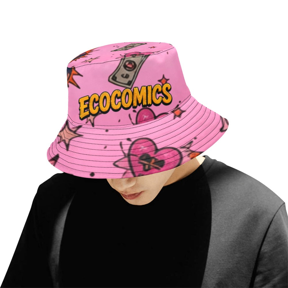 Ecocomics Pink Bucket Hats