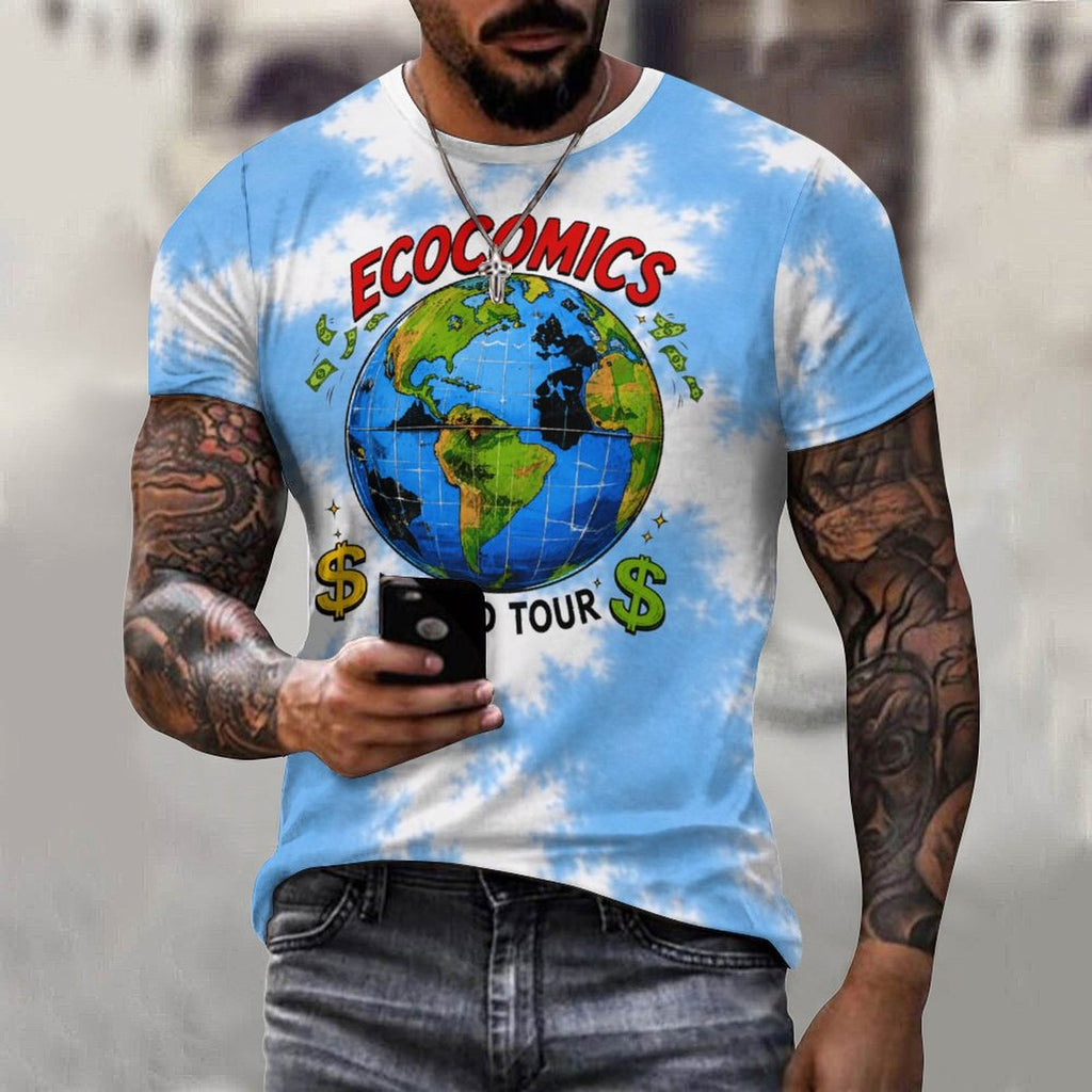 EcoComics Tie Dye Cotton T-Shirt