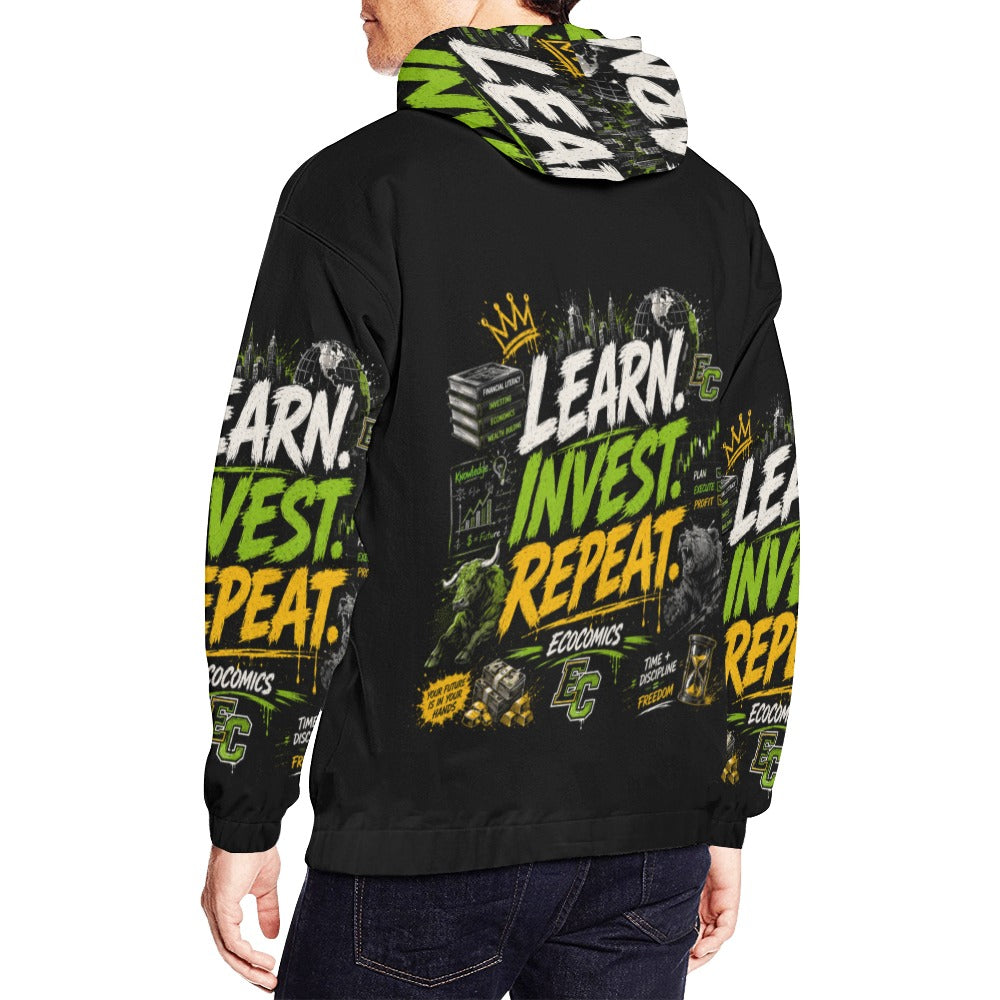 EcoComics Learn • Invest • Repeat Hoodie – Gold
