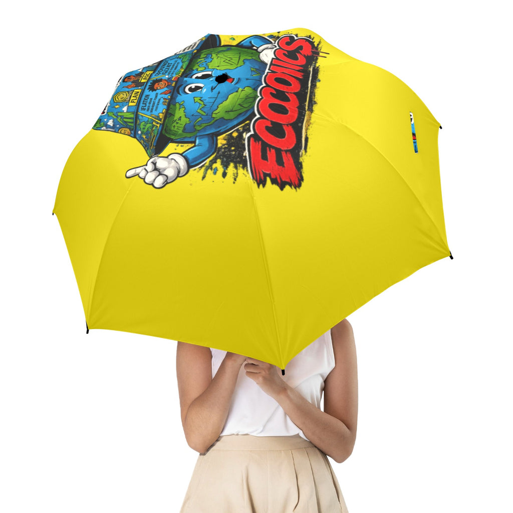 Ecocomics Unbrella Semi-Automatic Foldable Umbrella