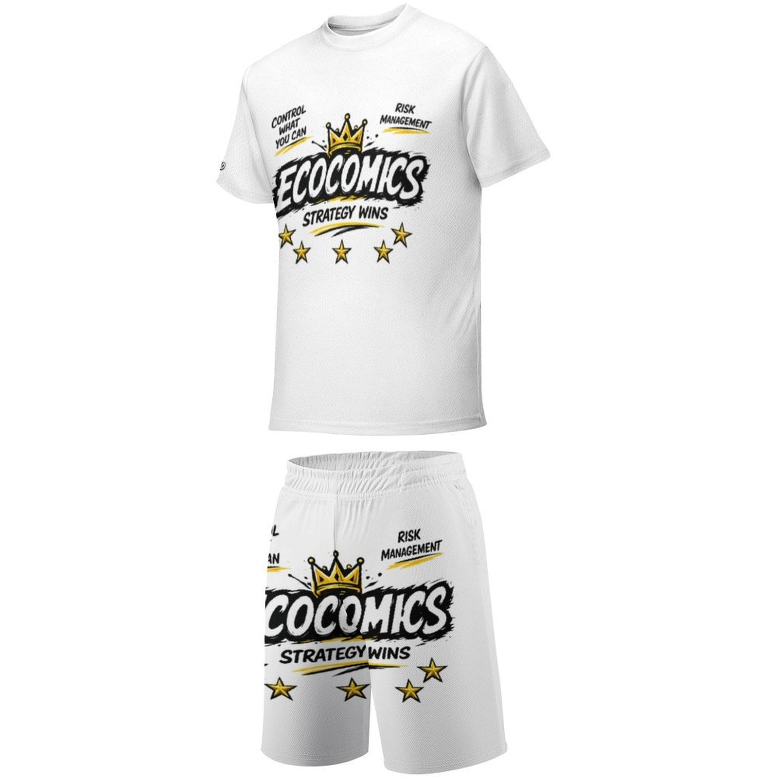 Ecocomics Strategy Wins Teen T-shirt Set White