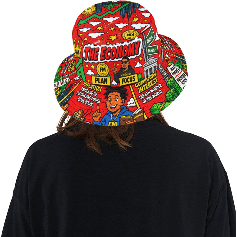 Ecocomics World Red Bucket Hat