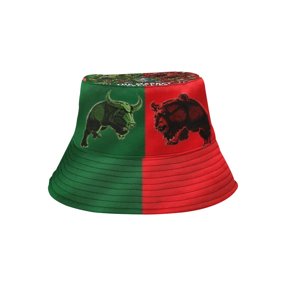 Ecocomics Bulls And Bears Bucket Hats