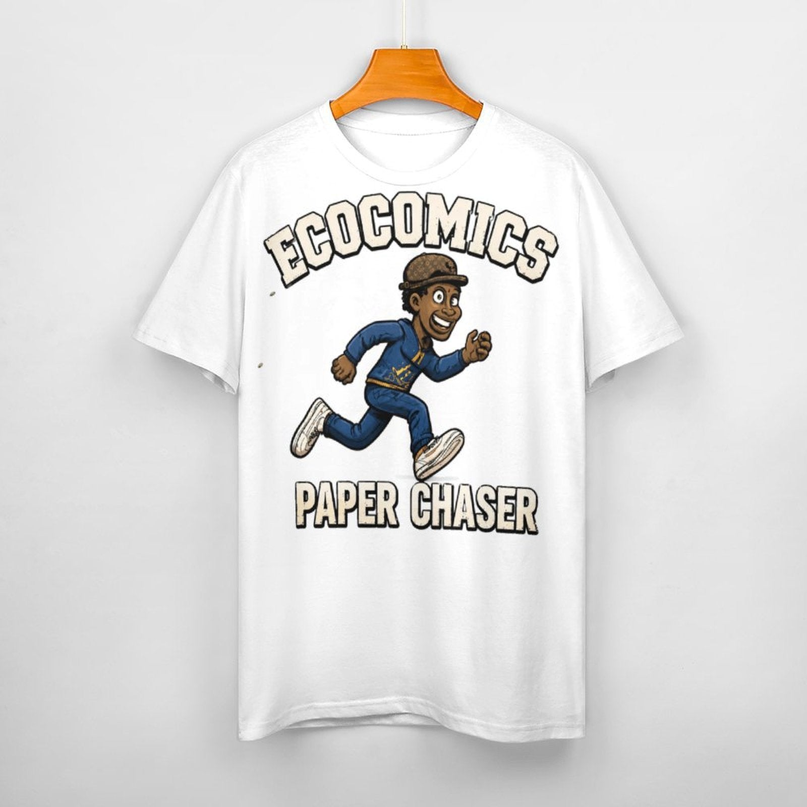 Ecocomics Paper Chaser Man Cotton T-Shirt