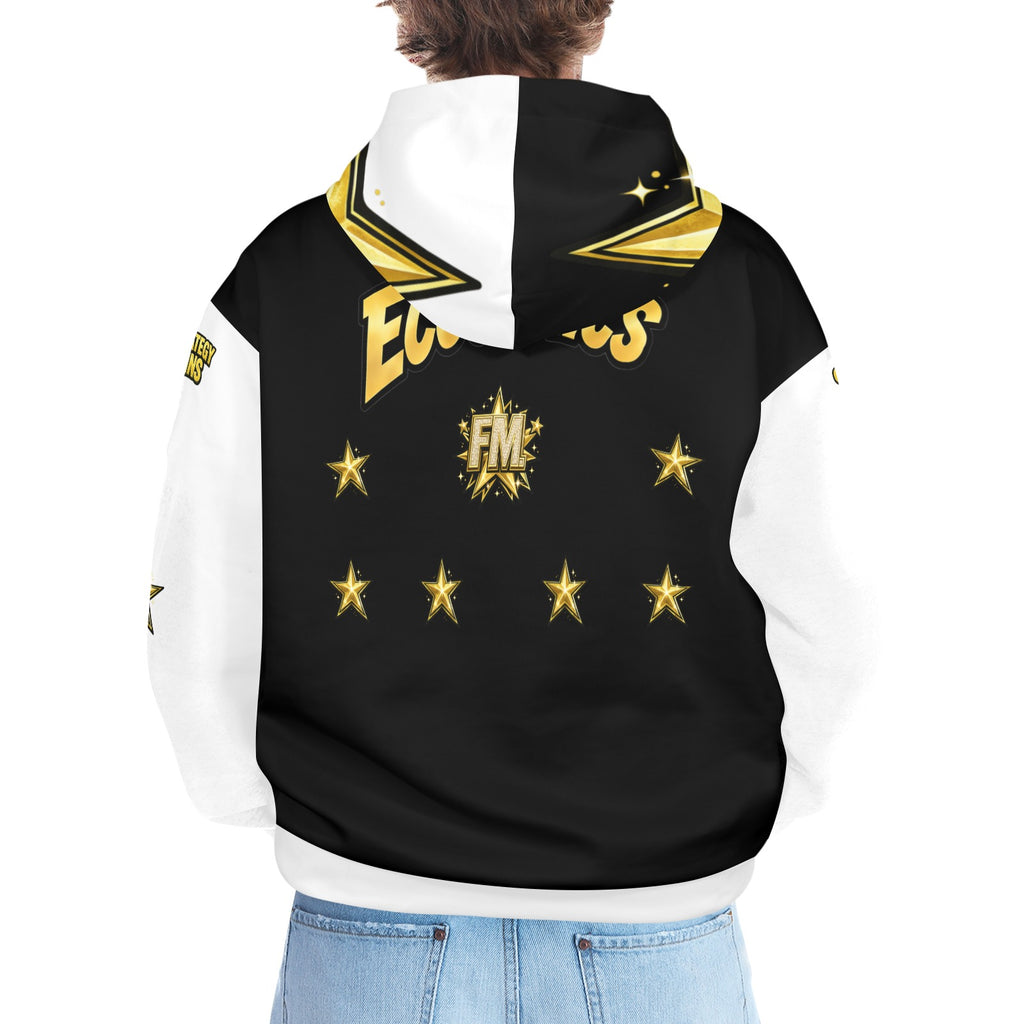 Ecocomics Hoodie Black & white Men's Hoodie