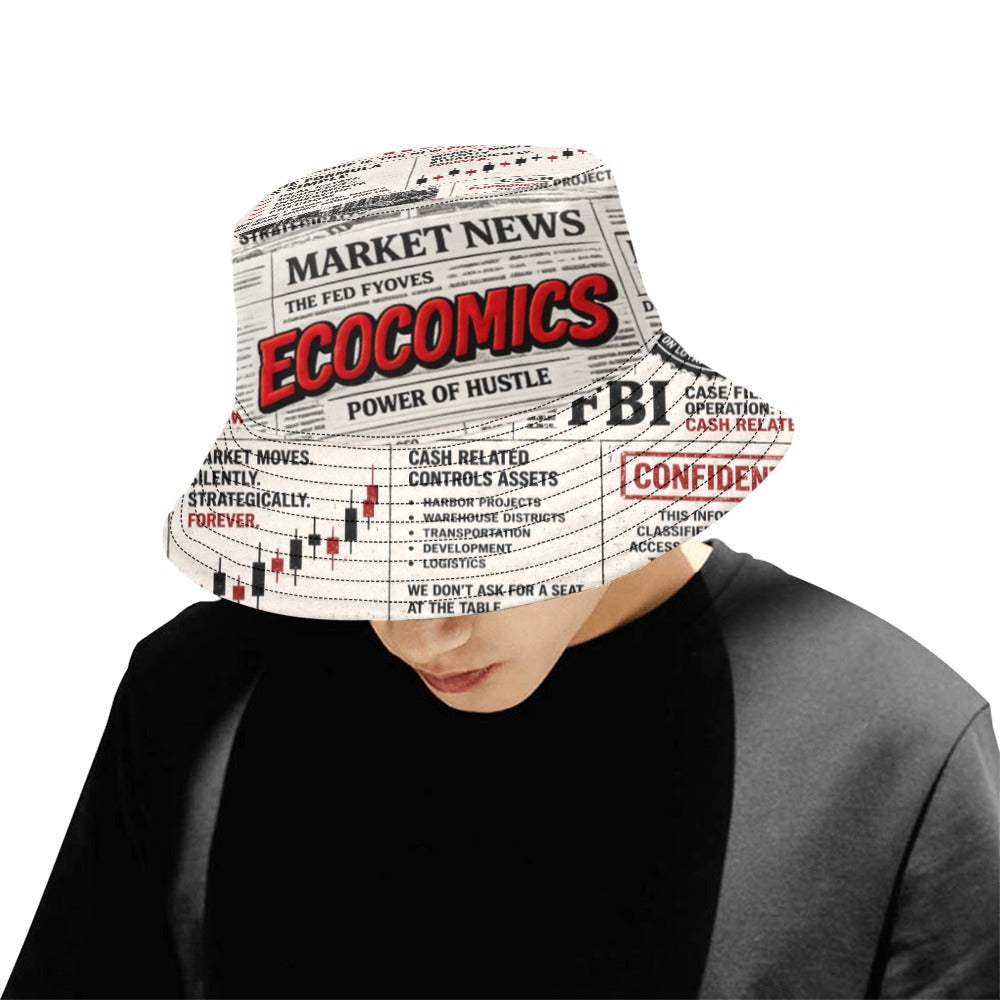 EcoComics Market News Bucket Hat