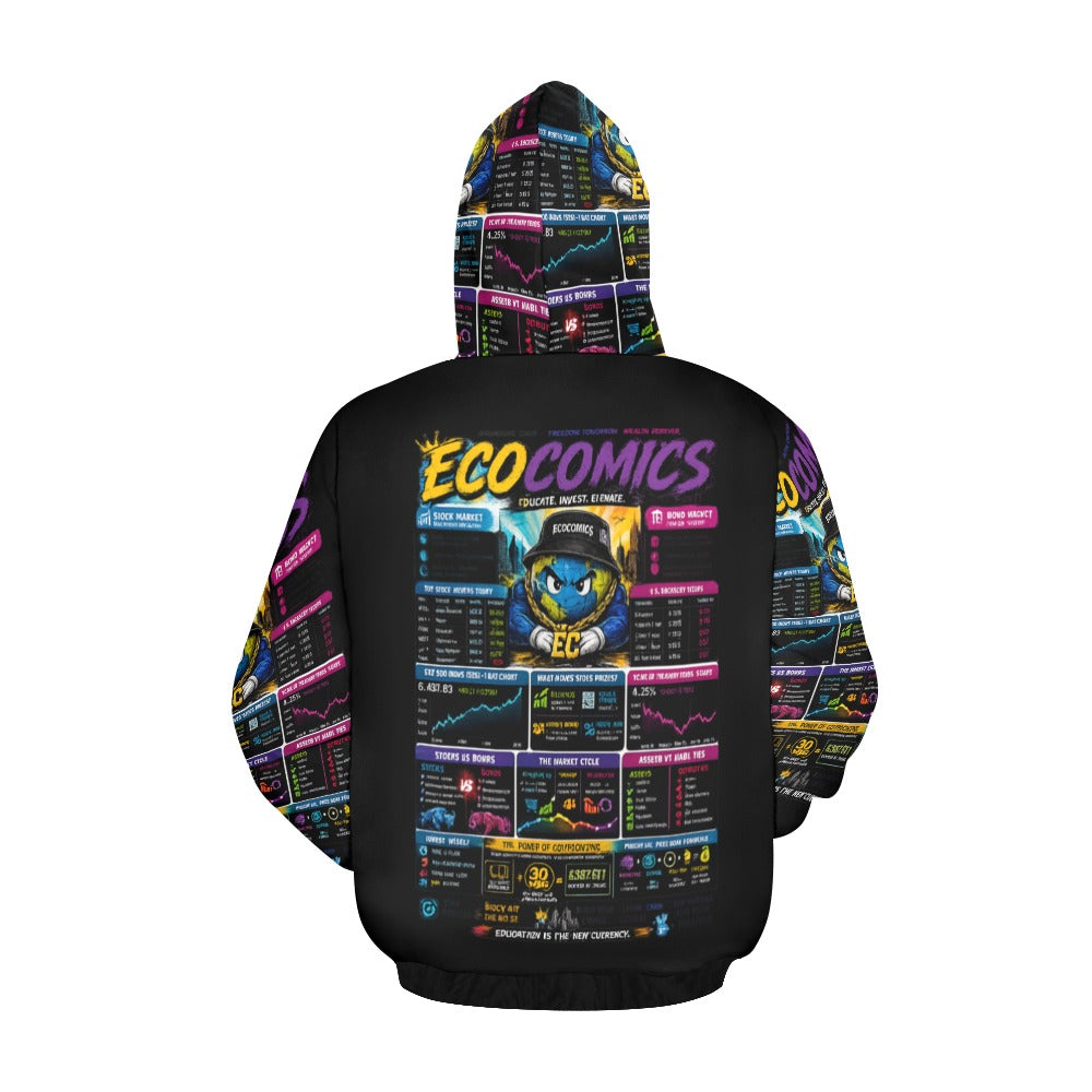 learn invest repeat pink hoodie (USA Size)