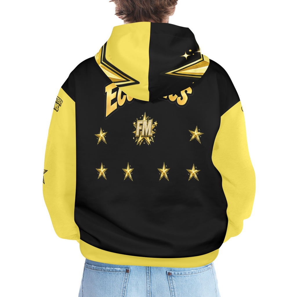 Ecocomics Hoodie Black & Yellow Men's Hoodie