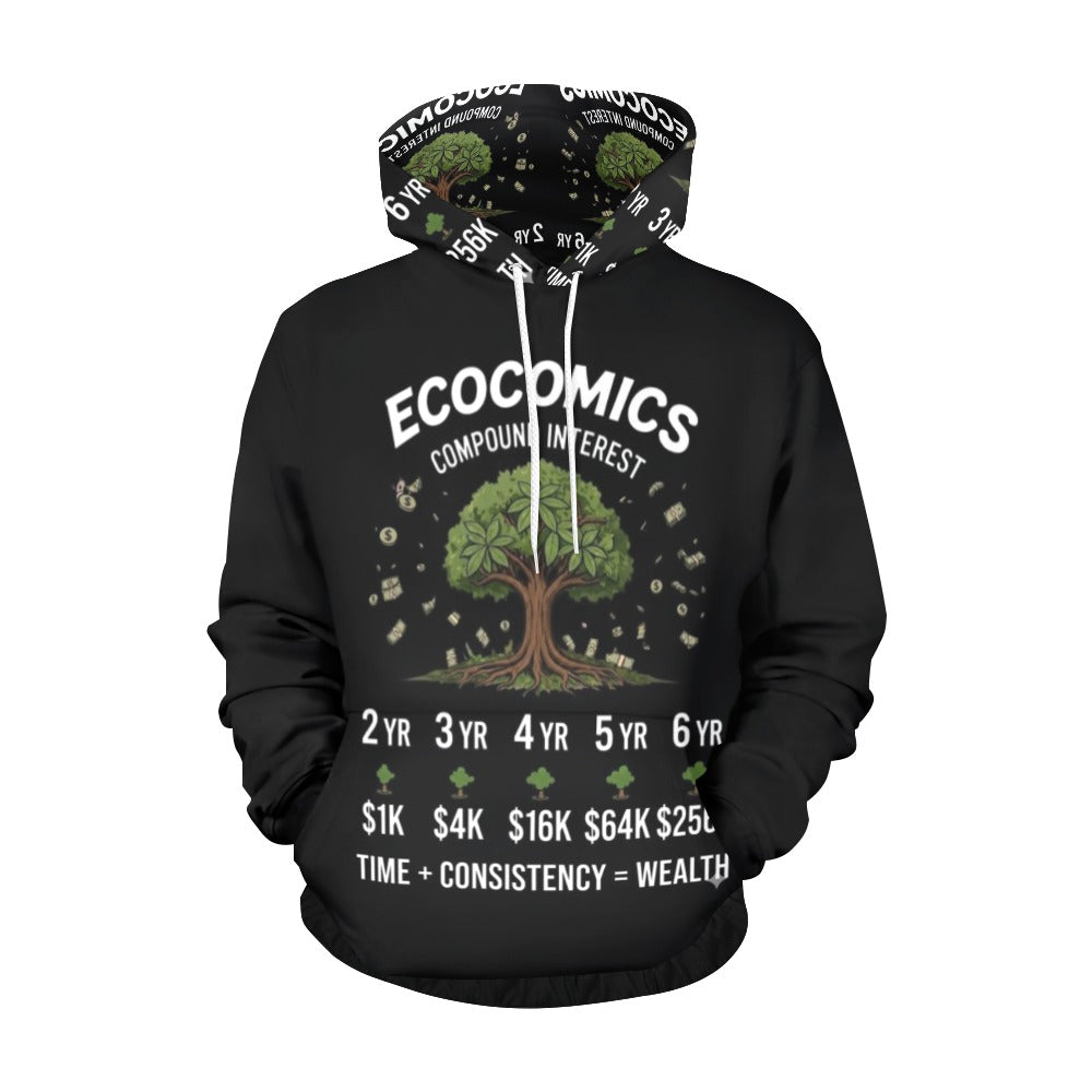 Ecocomics Black Let Your Money Grow Hoodie (USA Size)
