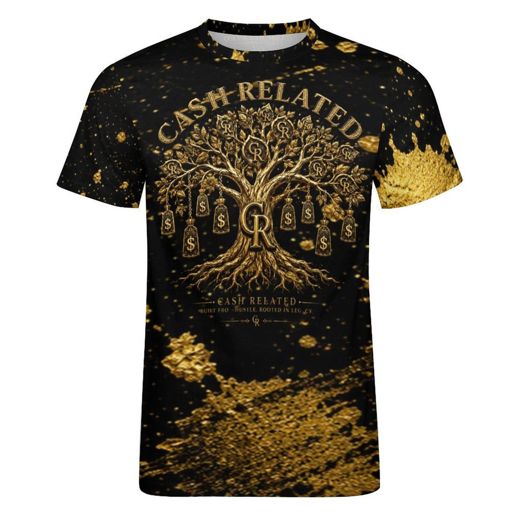 Cash Related Tree Cotton T-Shirt