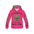 Ecocomics Pink Let Your Money Grow Hoodie for Kid (USA Size)