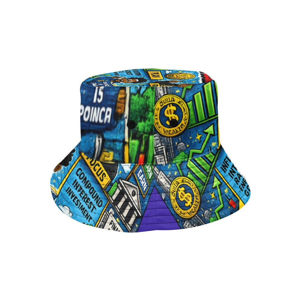 EcoComics Signature Logo Bucket Hat –Blue