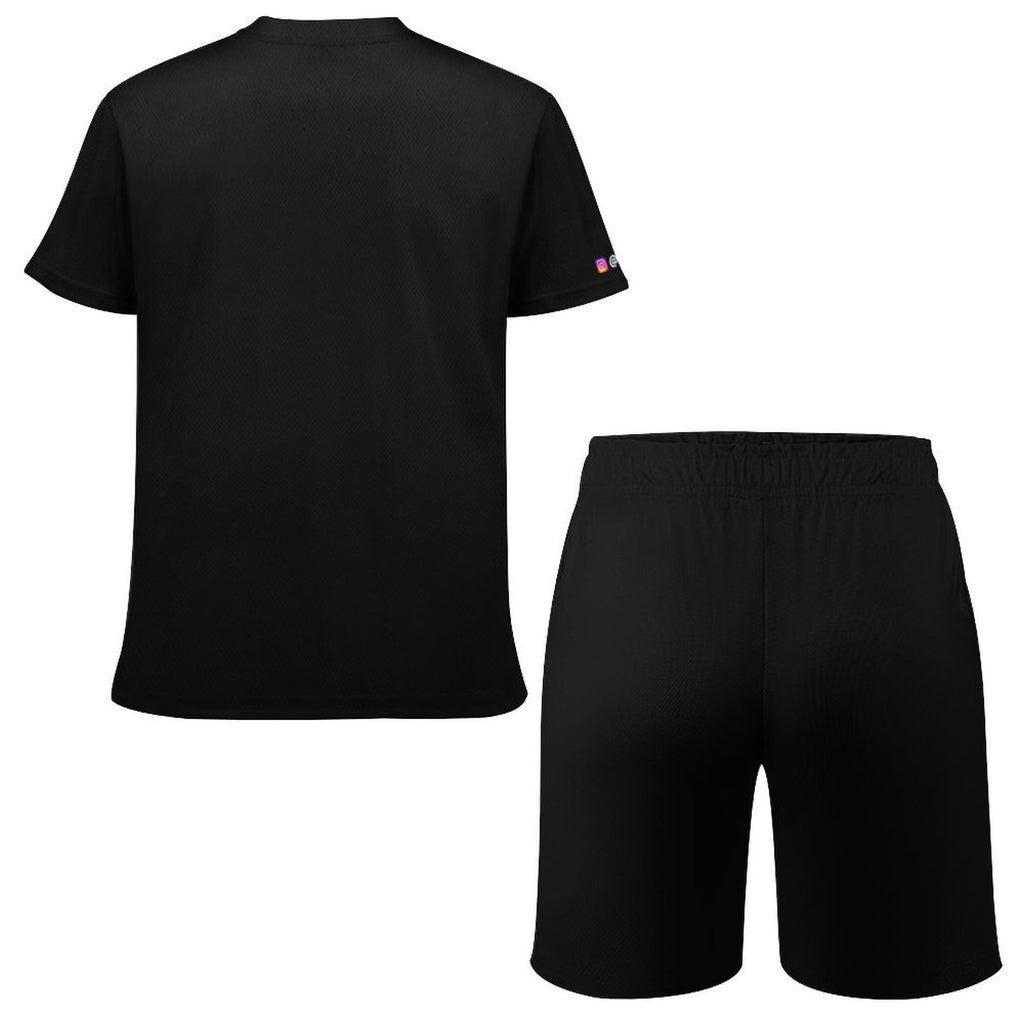 Ecocomics Paper Chaser Black Teen T-shirt Set