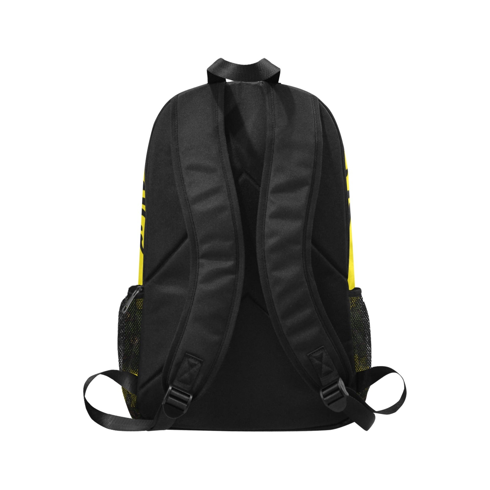 Ecocomics Yellow BackPack Fabric Backpack with Side Mesh Pockets