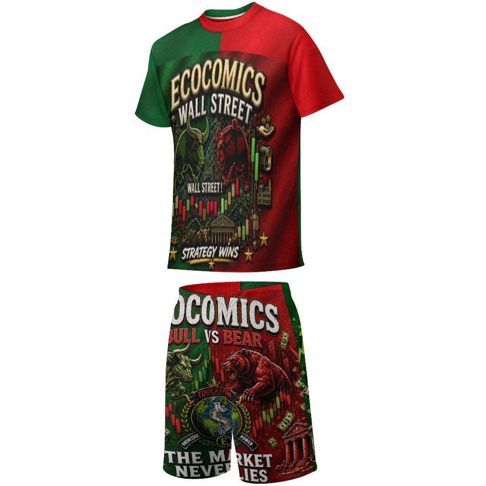 Ecocomics Wallstreet Teen T-shirt Set Bulls/Bears
