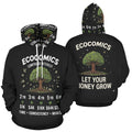 Ecocomics Black Let Your Money Grow Hoodie (USA Size)
