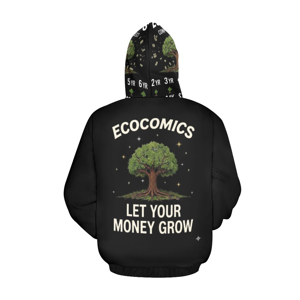 Ecocomics Black Let Your Money Grow Hoodie (USA Size)