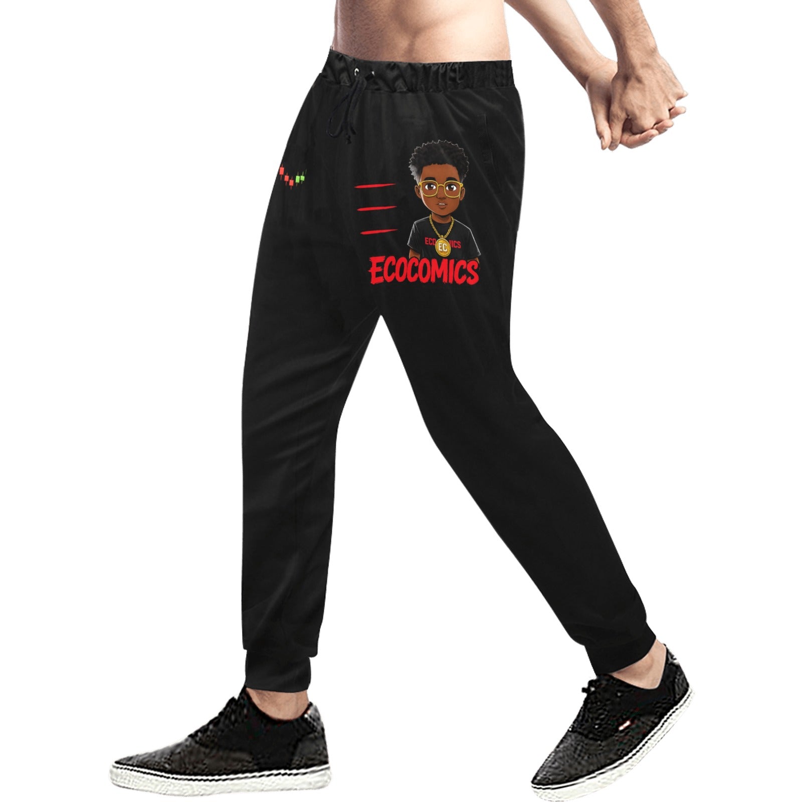 EcoComics Signature Black Jogger Sweatpants