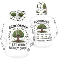 Ecocomics White Let Your Money Grow Hoodie (USA Size)