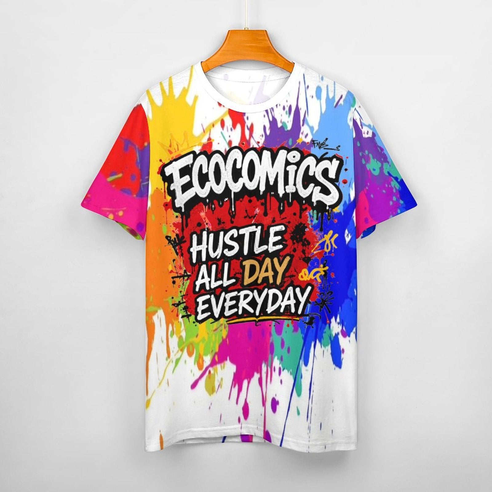 Ecocomics Hustle All Day Cotton T-Shirt