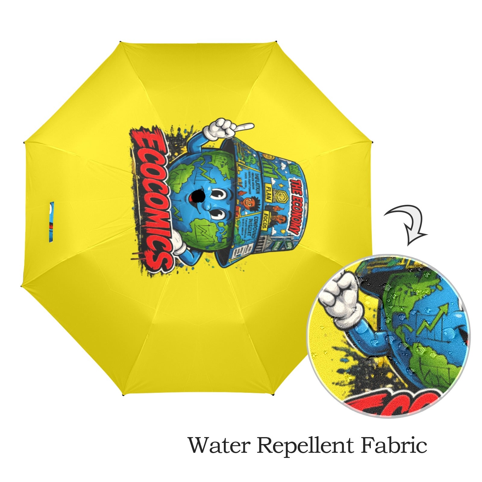 Ecocomics Unbrella Semi-Automatic Foldable Umbrella