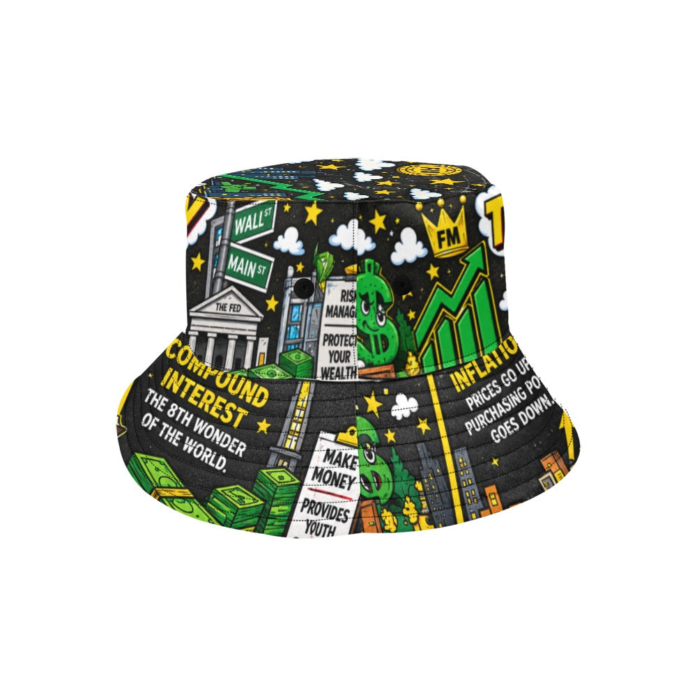 Ecocomics World Black Bucket Hat