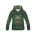 Ecocomics Green Hoodie All Over Print Hoodie for Kid (USA Size)