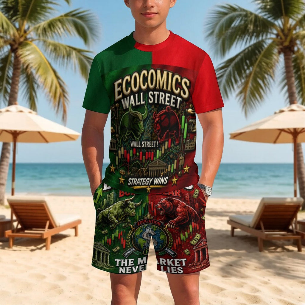 Ecocomics Wallstreet Teen T-shirt Set Bulls/Bears