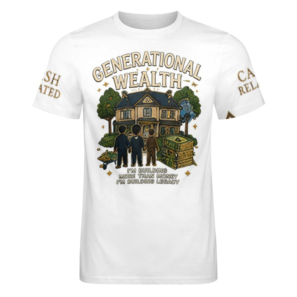 Ecocomics Cash Related Generational Wealth Cotton T-Shirt