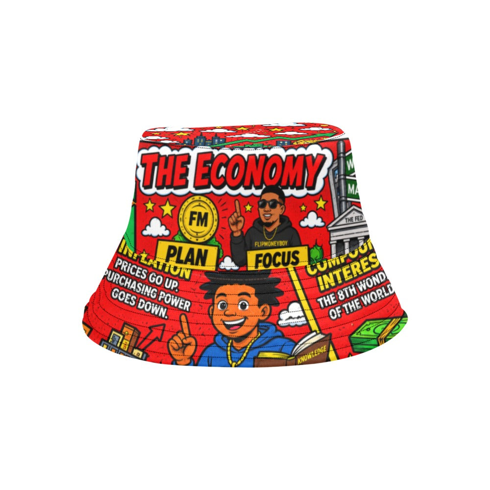 Ecocomics World Red Bucket Hat