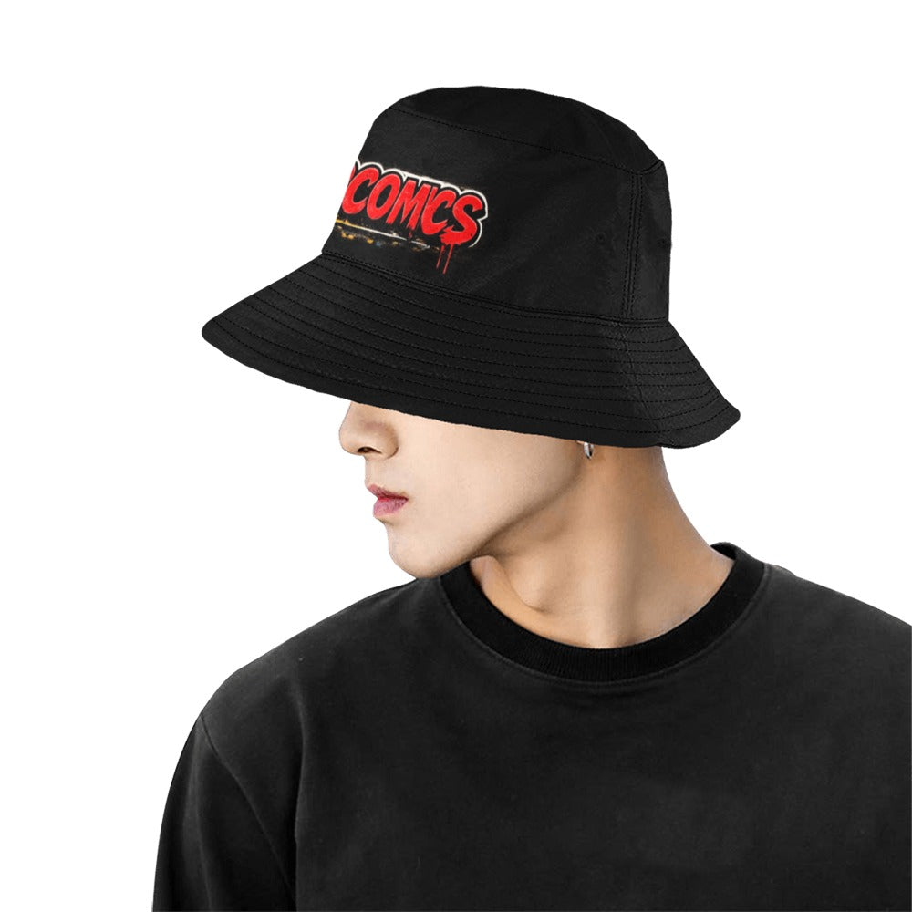 EcoComics Signature Logo Bucket Hat – Black