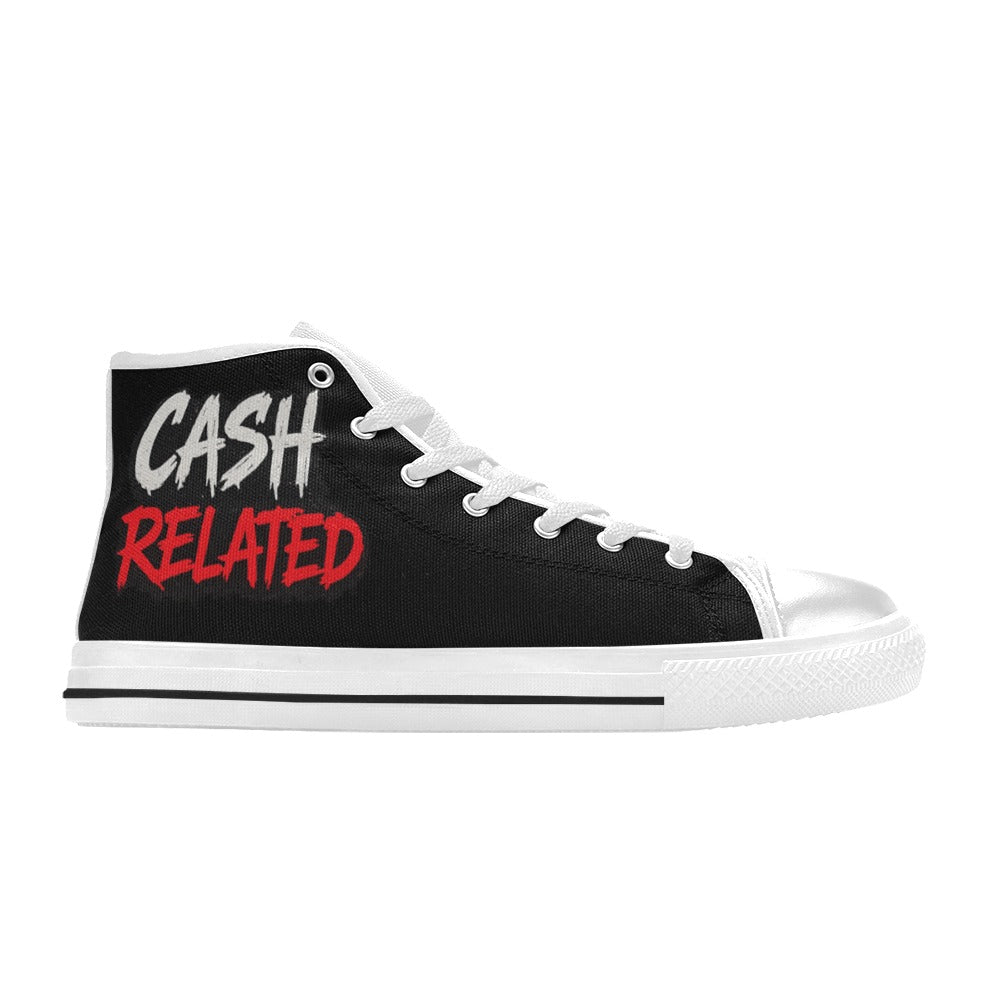 Cash Related High Top Canvas Shoes for Kid