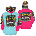 EcoComics Learn • Invest • Repeat Hoodie – Pink
