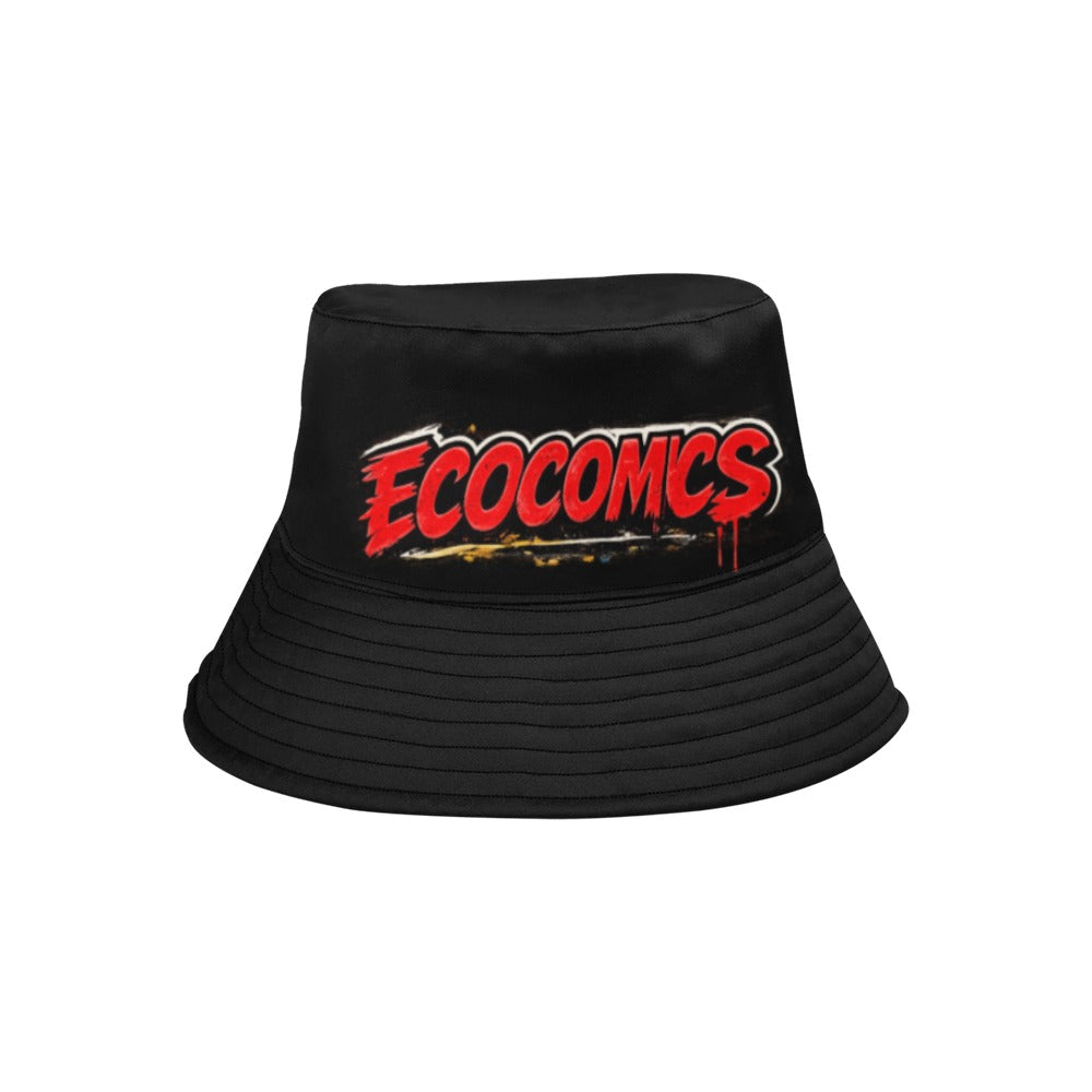 EcoComics Signature Logo Bucket Hat – Black