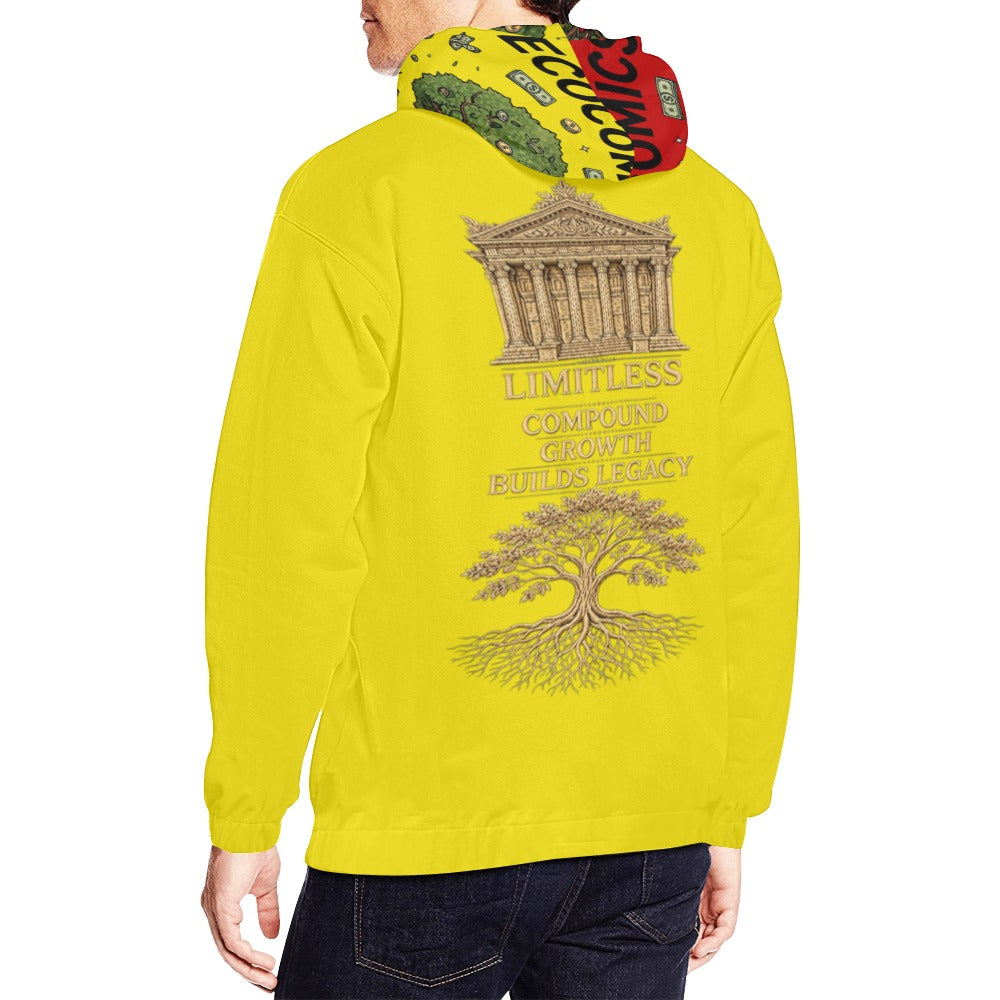 Ecocomics Red/Yellow Let Your Money Grow Hoodie (USA Size)