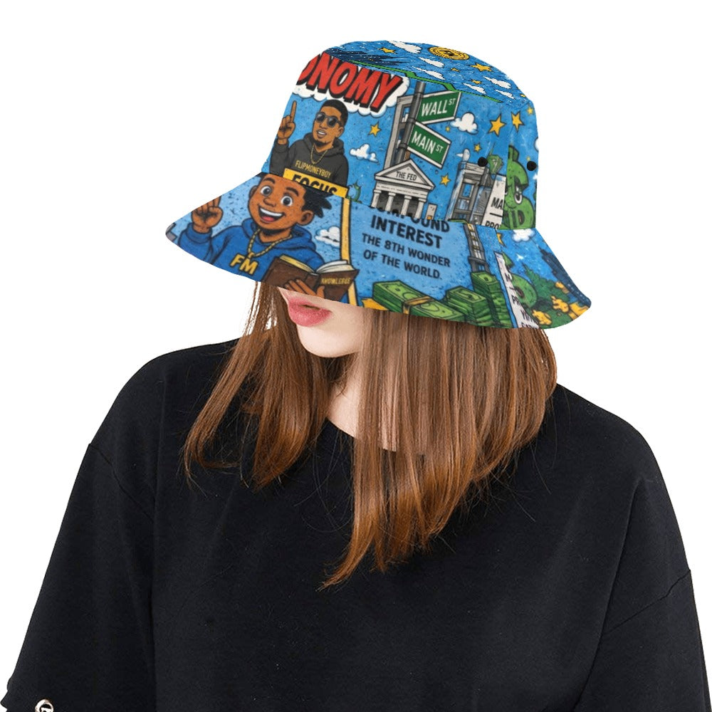 Ecocomics World Bucket Hat