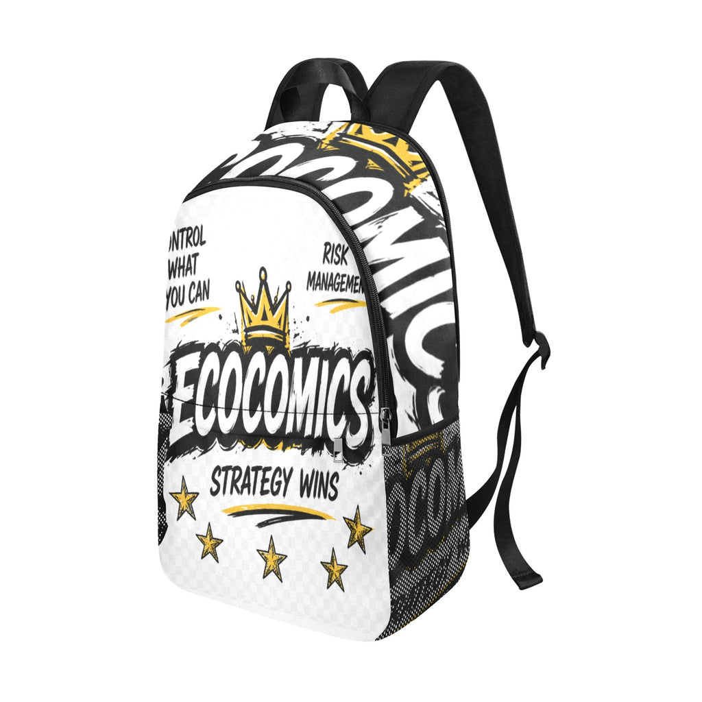 Ecocomics Strategy Wins Backpack Fabric Backpack with Side Mesh Pockets