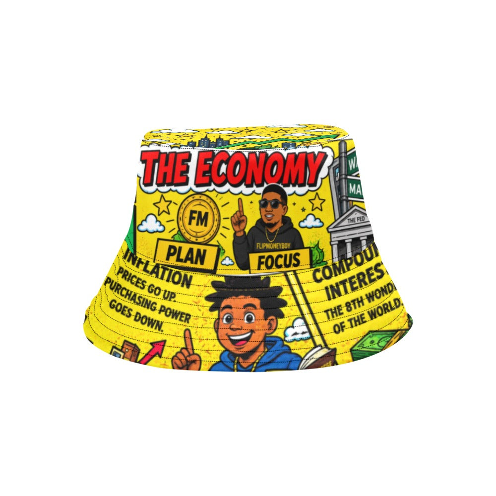 Ecocomics World Yellow Bucket Hat