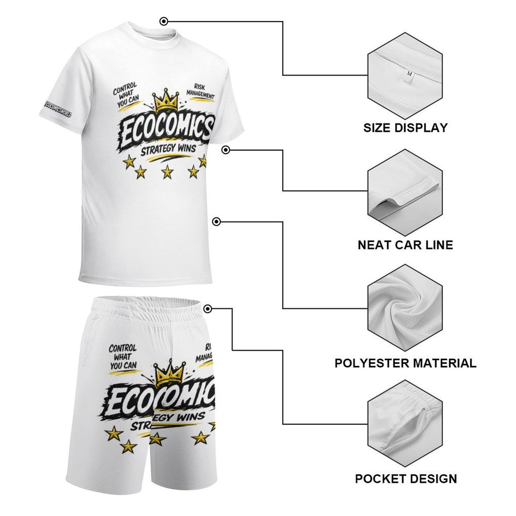 Ecocomics Strategy Wins Teen T-shirt Set White